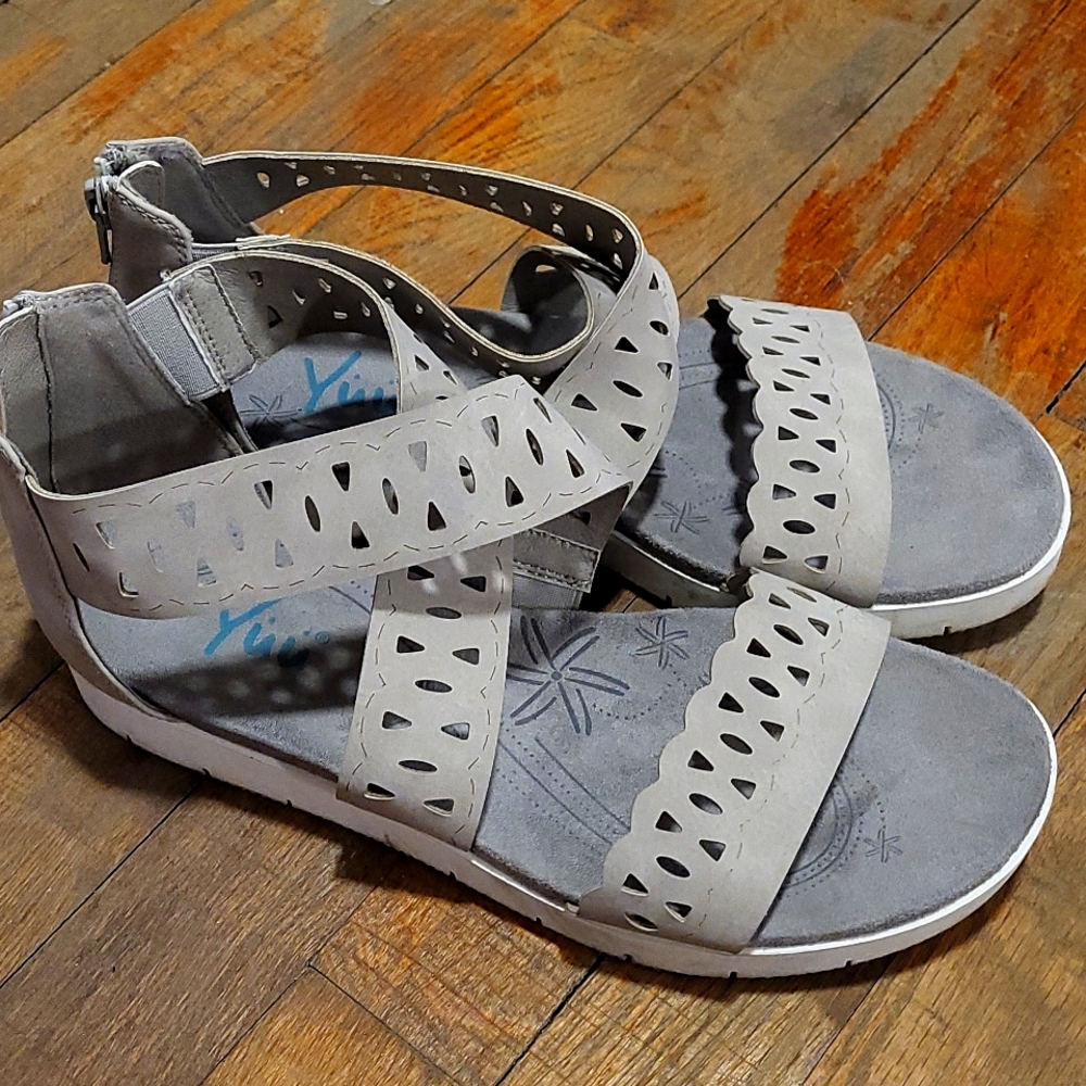Gray sandal